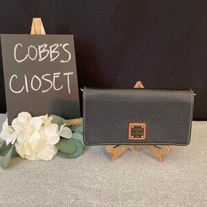 Dooney & Bourke Large Wristlet With Flap Closure